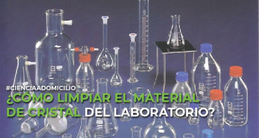 ¿Cómo limpiar el material de cristal del laboratorio?