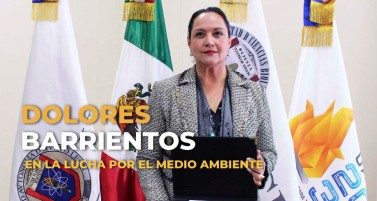 Dolores Barrientos en su lucha contra el medio ambiente
