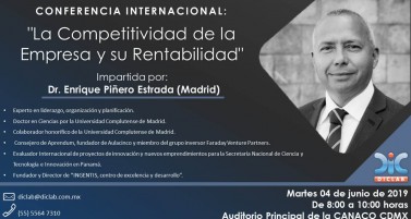 Conferencia Internacional por el Dr. Enrique Piñero Estrada